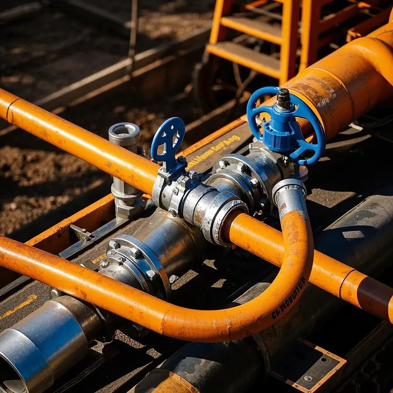 Мұнай және газ барлау жабдықтарына арналған тот баспайтын болаттан жасалған құбыр